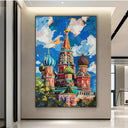 Quadro Stampa su Tela San Basilio Incantata - CupidoDesign