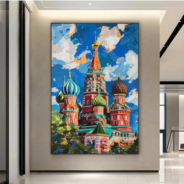 Quadro Stampa su Tela San Basilio Incantata - CupidoDesign