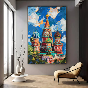 Quadro Stampa su Tela San Basilio Incantata - CupidoDesign