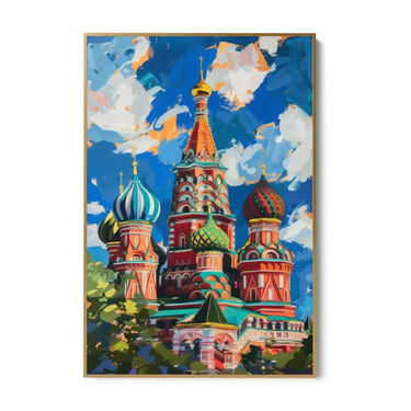 Quadro Stampa su Tela San Basilio Incantata - CupidoDesign