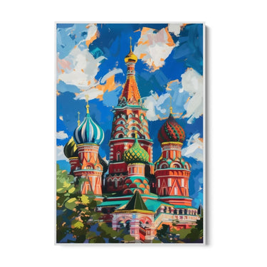 Quadro Stampa su Tela San Basilio Incantata - CupidoDesign