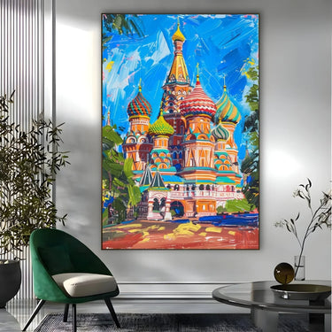 Quadro Stampa su Tela San Basilio, Russia - CupidoDesign