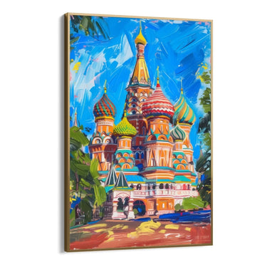 Quadro Stampa su Tela San Basilio, Russia - CupidoDesign