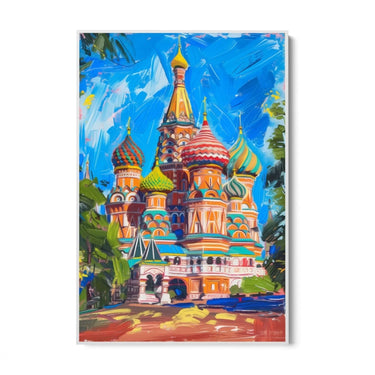 Quadro Stampa su Tela San Basilio, Russia - CupidoDesign