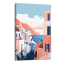 Quadro Stampa su Tela Santorini - CupidoDesign