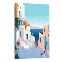Quadro Stampa su Tela Santorini - CupidoDesign