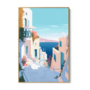 Quadro Stampa su Tela Santorini - CupidoDesign