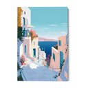 Quadro Stampa su Tela Santorini - CupidoDesign
