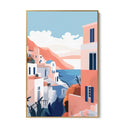 Quadro Stampa su Tela Santorini - CupidoDesign
