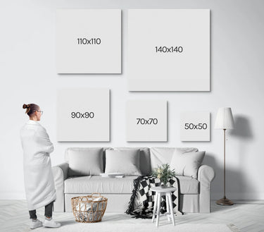 Quadro Stampa su Tela Bosco sotte le stelle - CupidoDesign