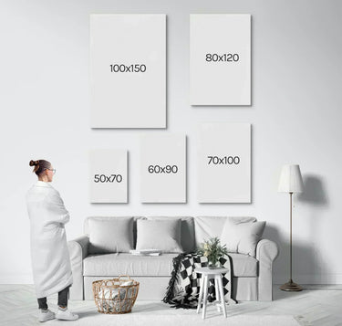 Quadro Stampa su Tela Il battito del vuoto - CupidoDesign