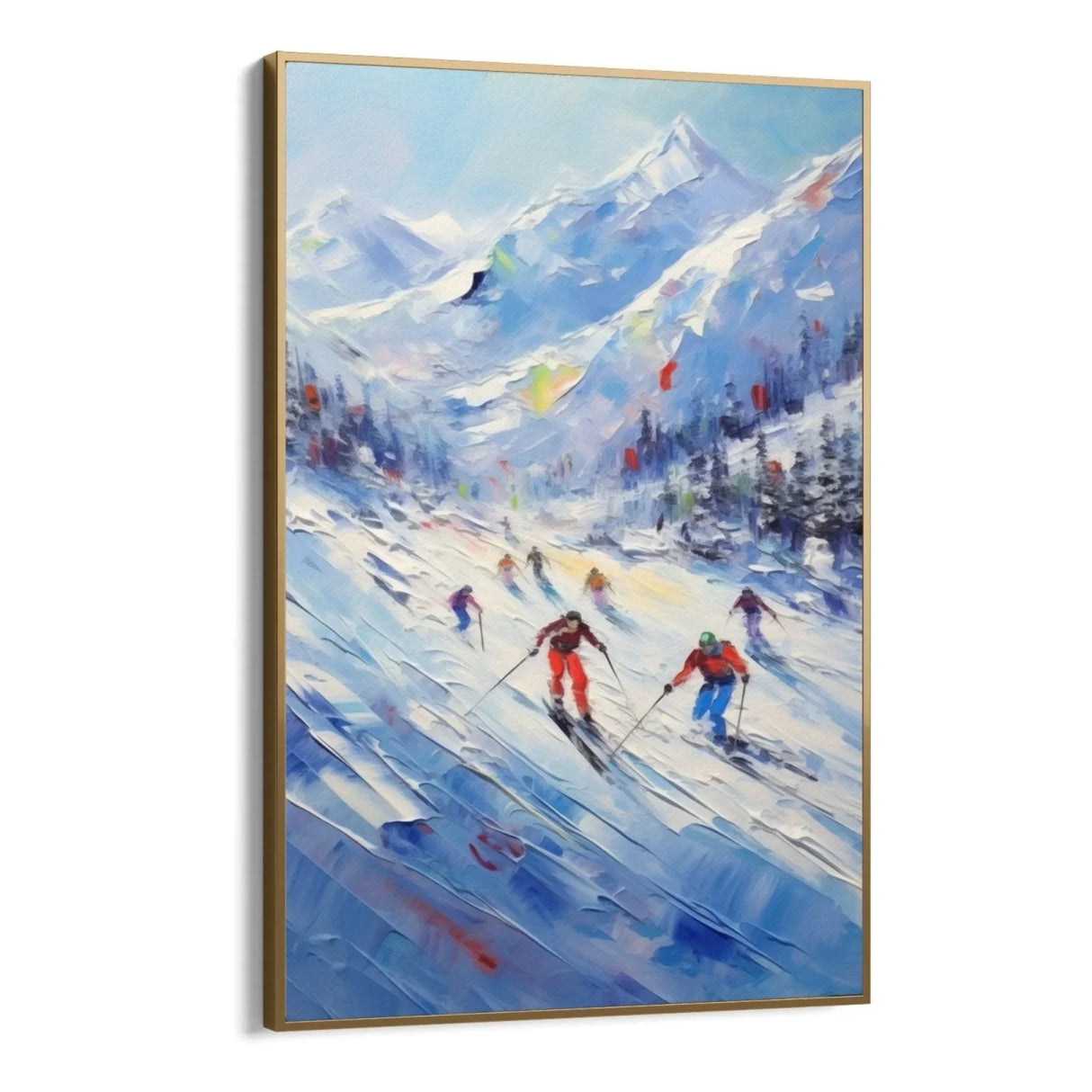 Quadro Stampa su Tela Scia Colorata - CupidoDesign