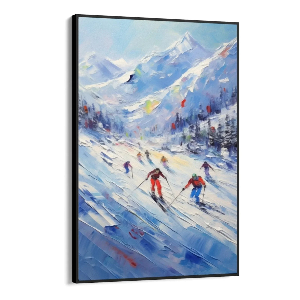Quadro Stampa su Tela Scia Colorata - CupidoDesign
