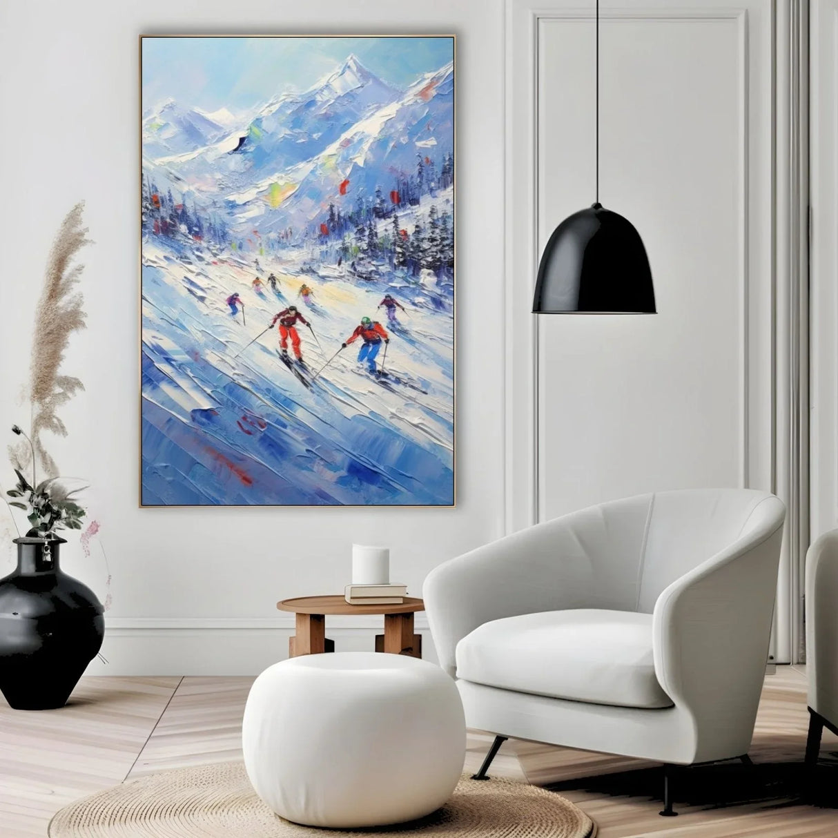 Quadro Stampa su Tela Scia Colorata - CupidoDesign