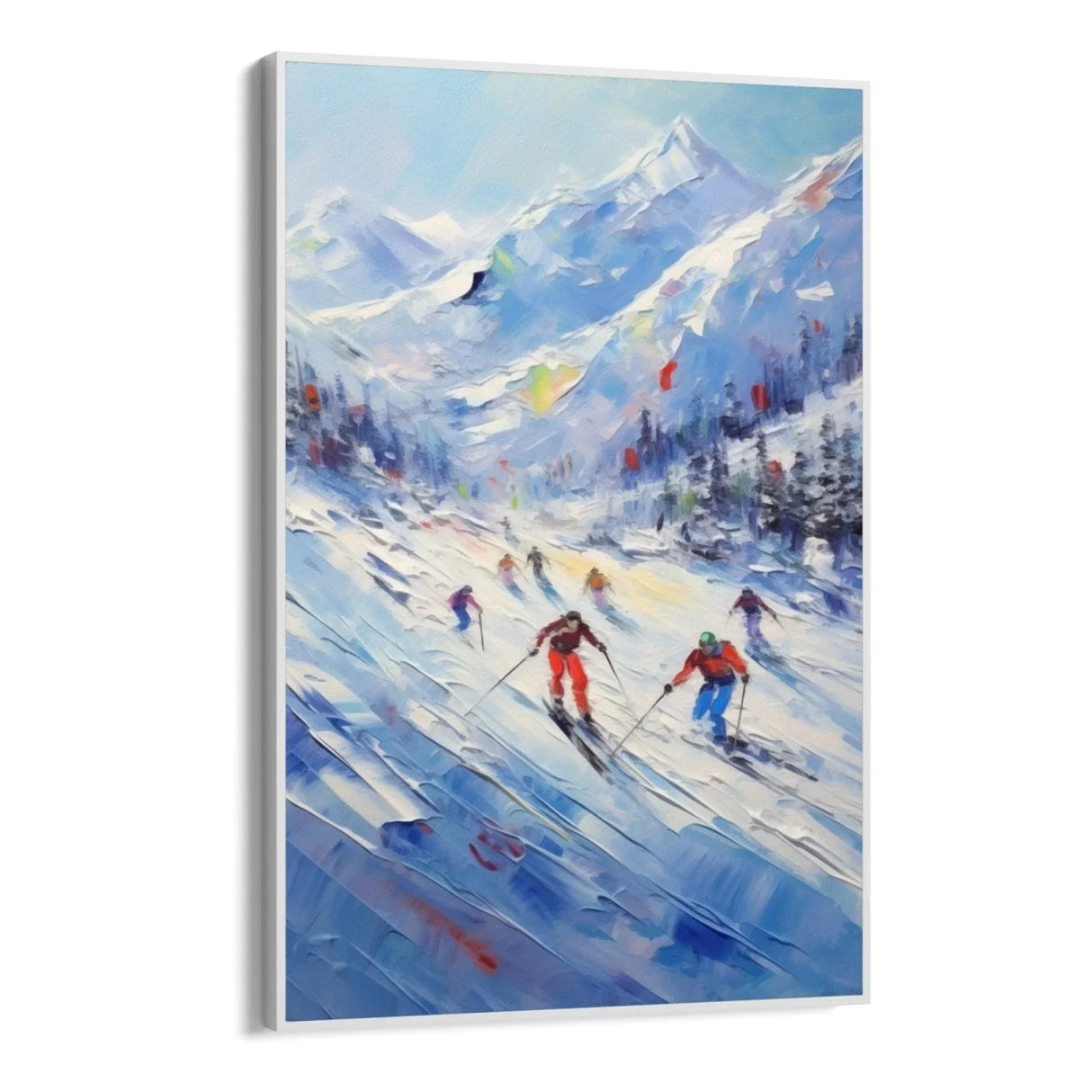 Quadro Stampa su Tela Scia Colorata - CupidoDesign