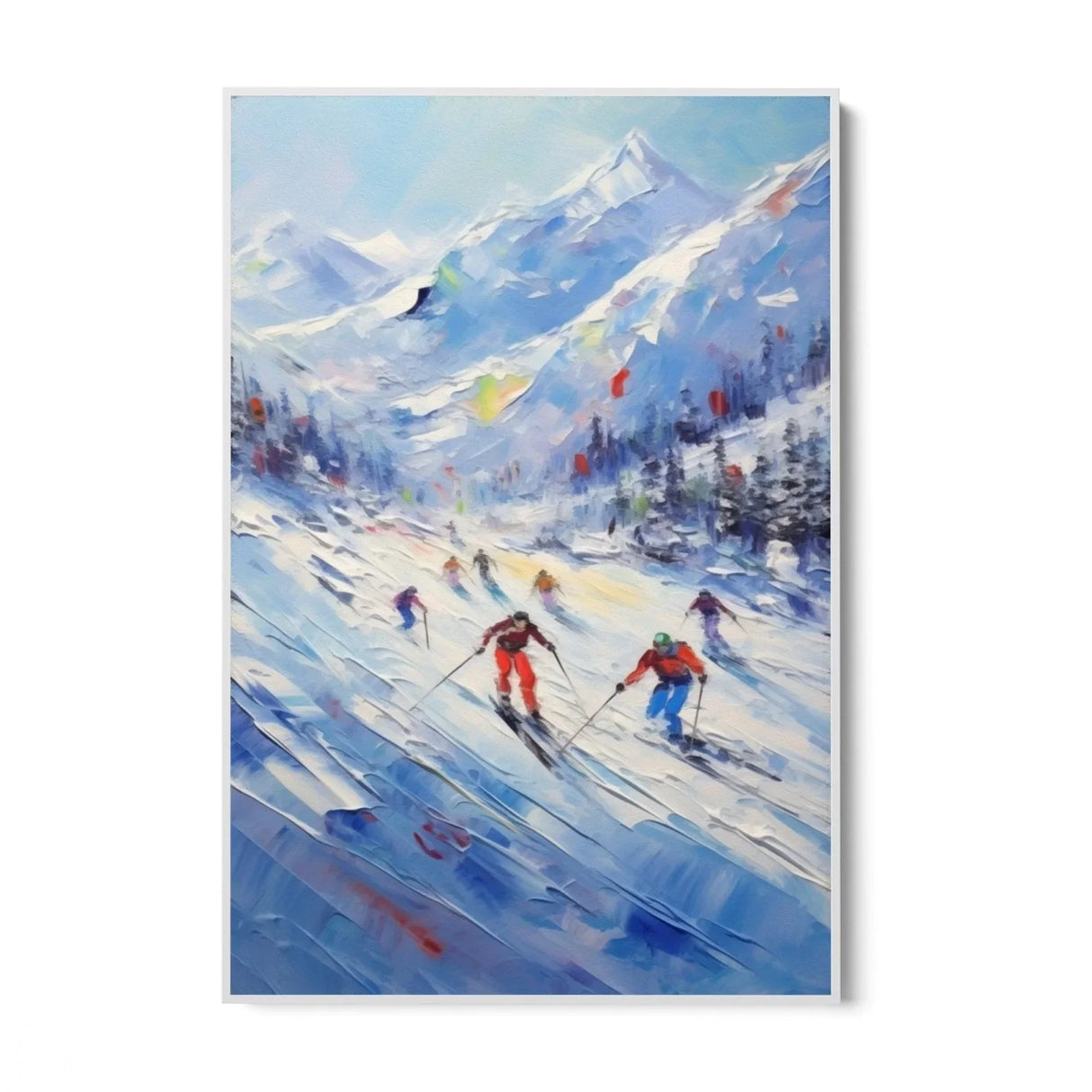 Quadro Stampa su Tela Scia Colorata - CupidoDesign
