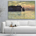 Quadro Stampa su Tela Scogliera a etretat - Claude Monet - CupidoDesign