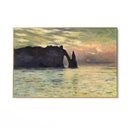 Quadro Stampa su Tela Scogliera a etretat - Claude Monet - CupidoDesign
