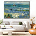 Quadro Stampa su Tela Seascape near Les Saintes Maries de la Mer,Vincent Van Gogh - CupidoDesign