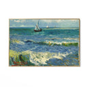 Quadro Stampa su Tela Seascape near Les Saintes Maries de la Mer,Vincent Van Gogh - CupidoDesign