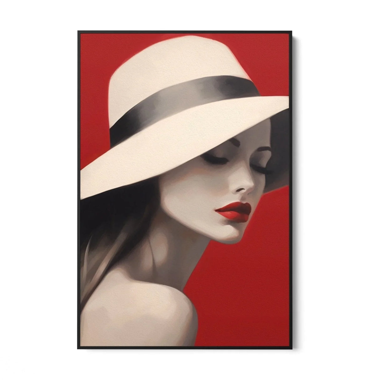 Quadro Stampa su Tela Seducente rosso - CupidoDesign