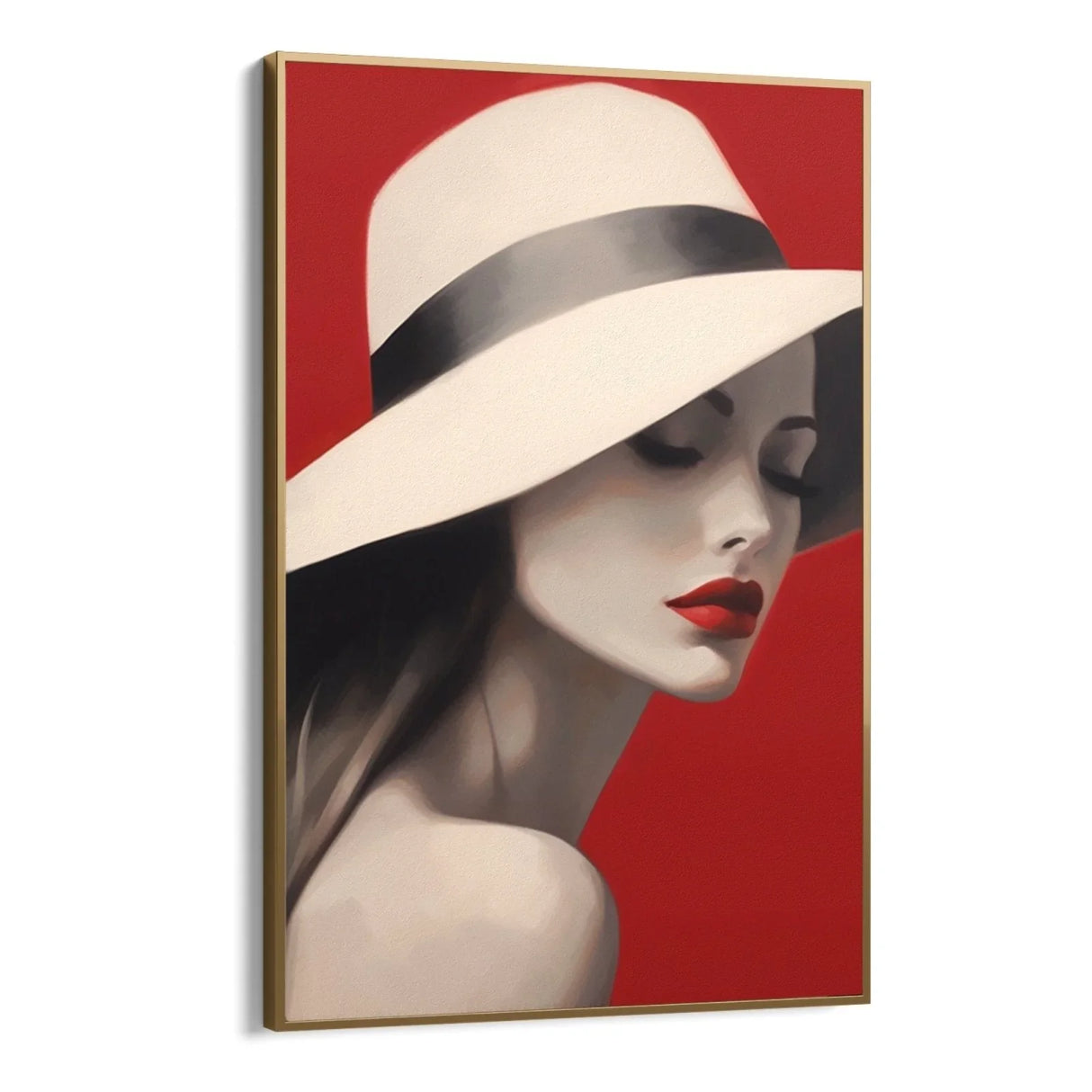 Quadro Stampa su Tela Seducente rosso - CupidoDesign
