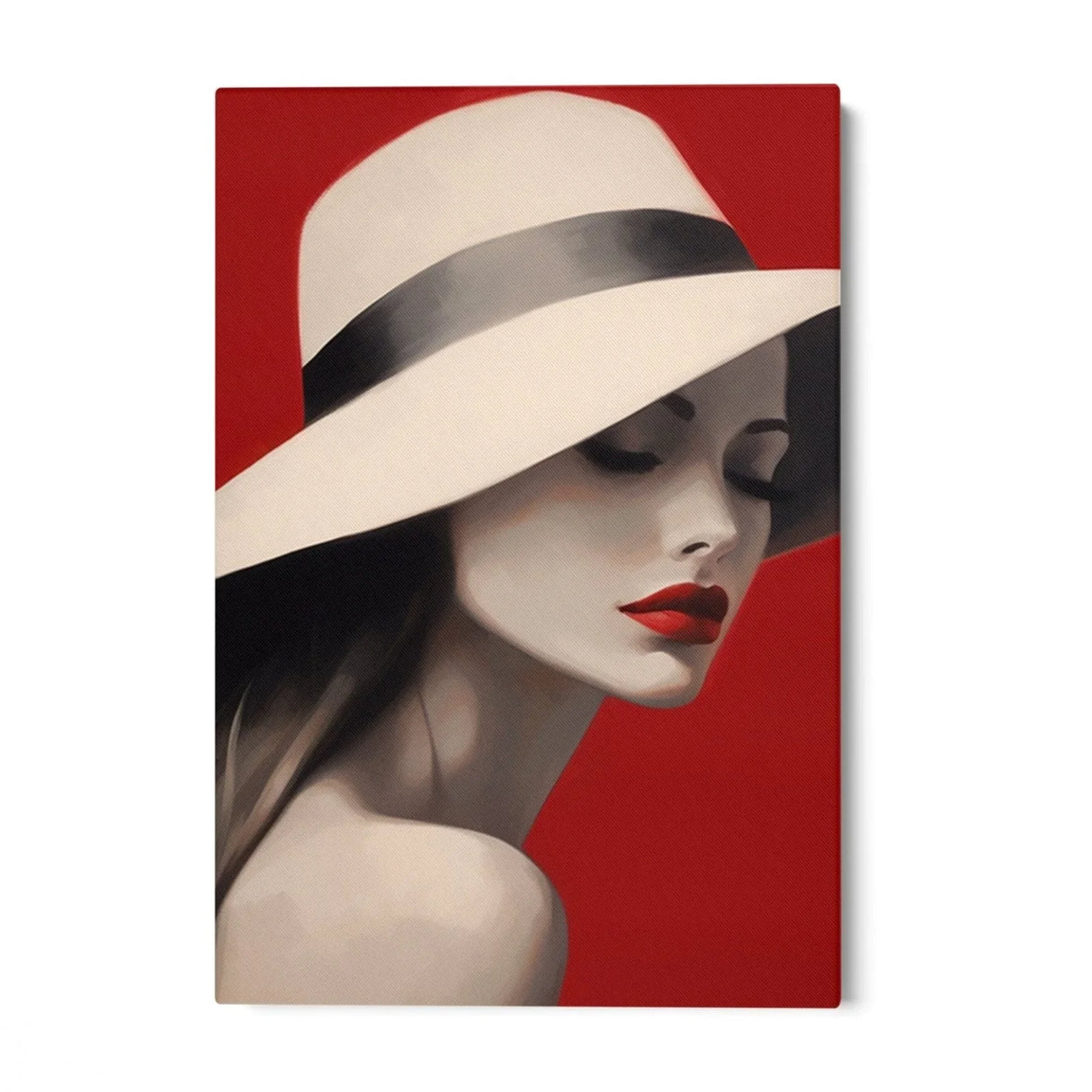Quadro Stampa su Tela Seducente rosso - CupidoDesign