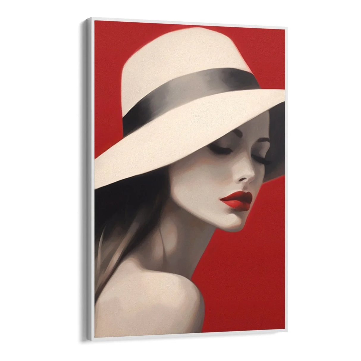 Quadro Stampa su Tela Seducente rosso - CupidoDesign
