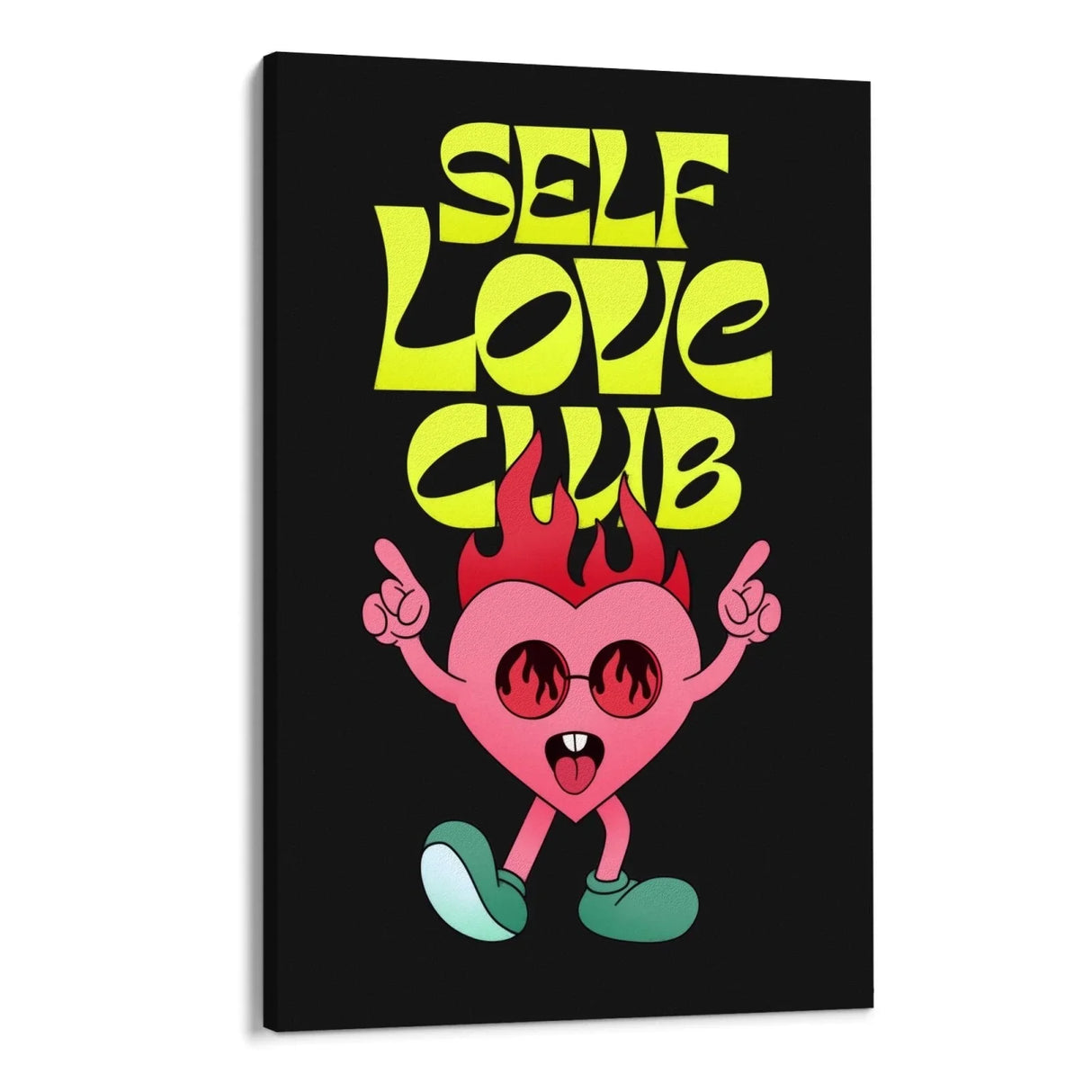 Quadro Stampa su Tela Self Love Club - CupidoDesign