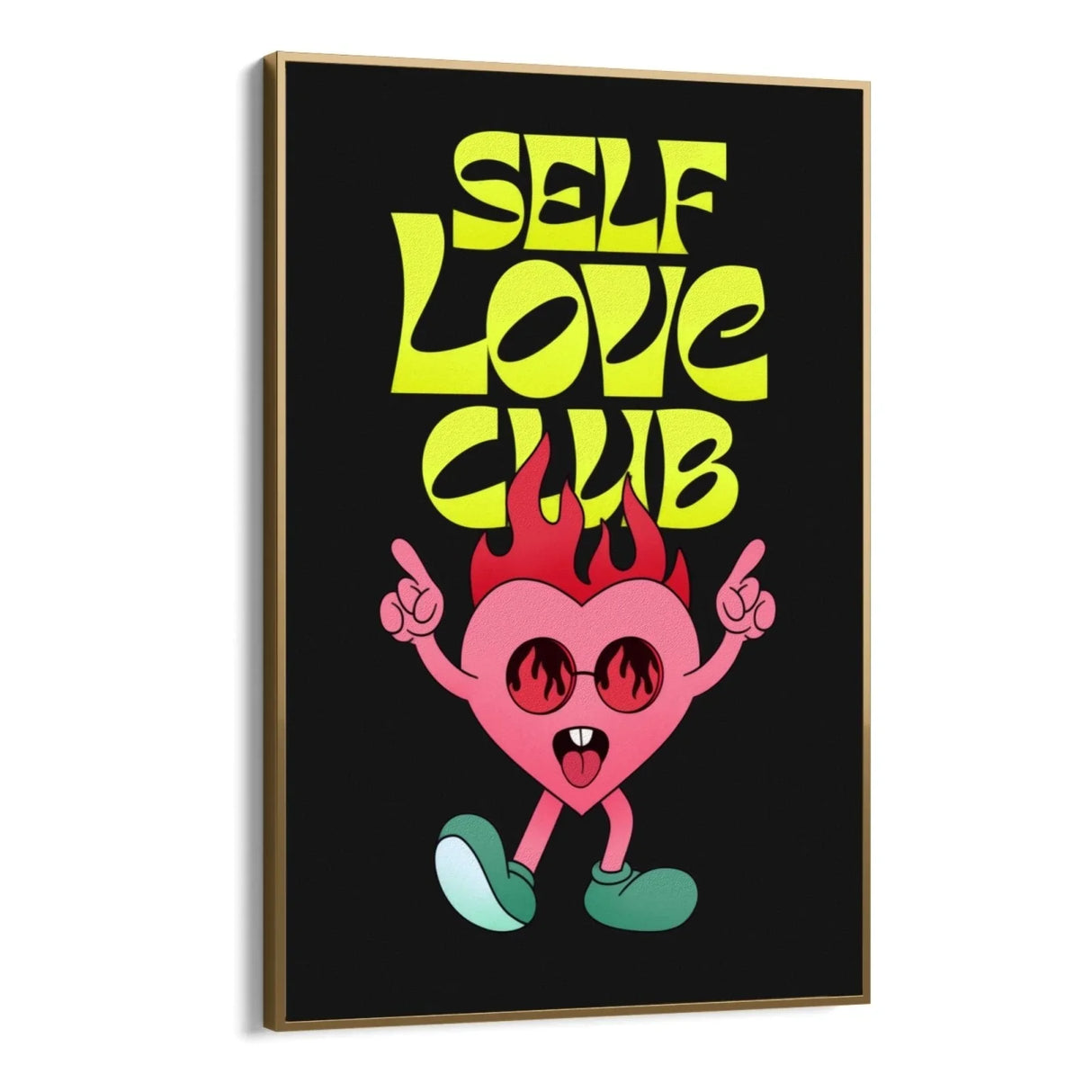 Quadro Stampa su Tela Self Love Club - CupidoDesign