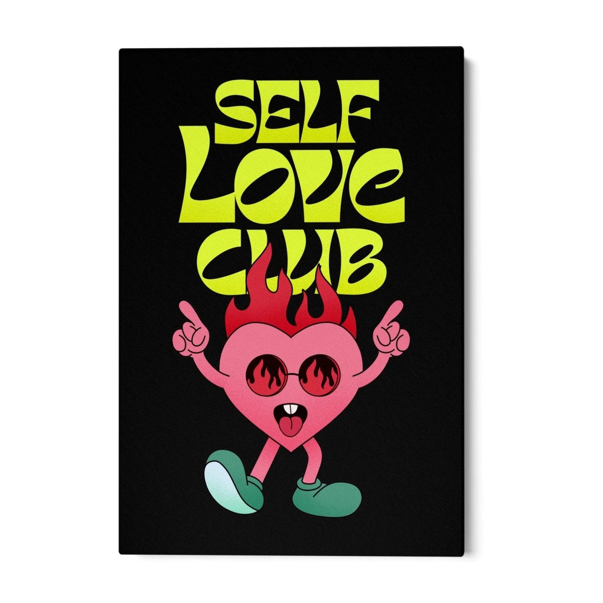Quadro Stampa su Tela Self Love Club - CupidoDesign