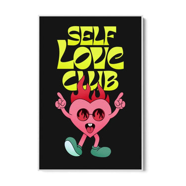 Quadro Stampa su Tela Self Love Club - CupidoDesign