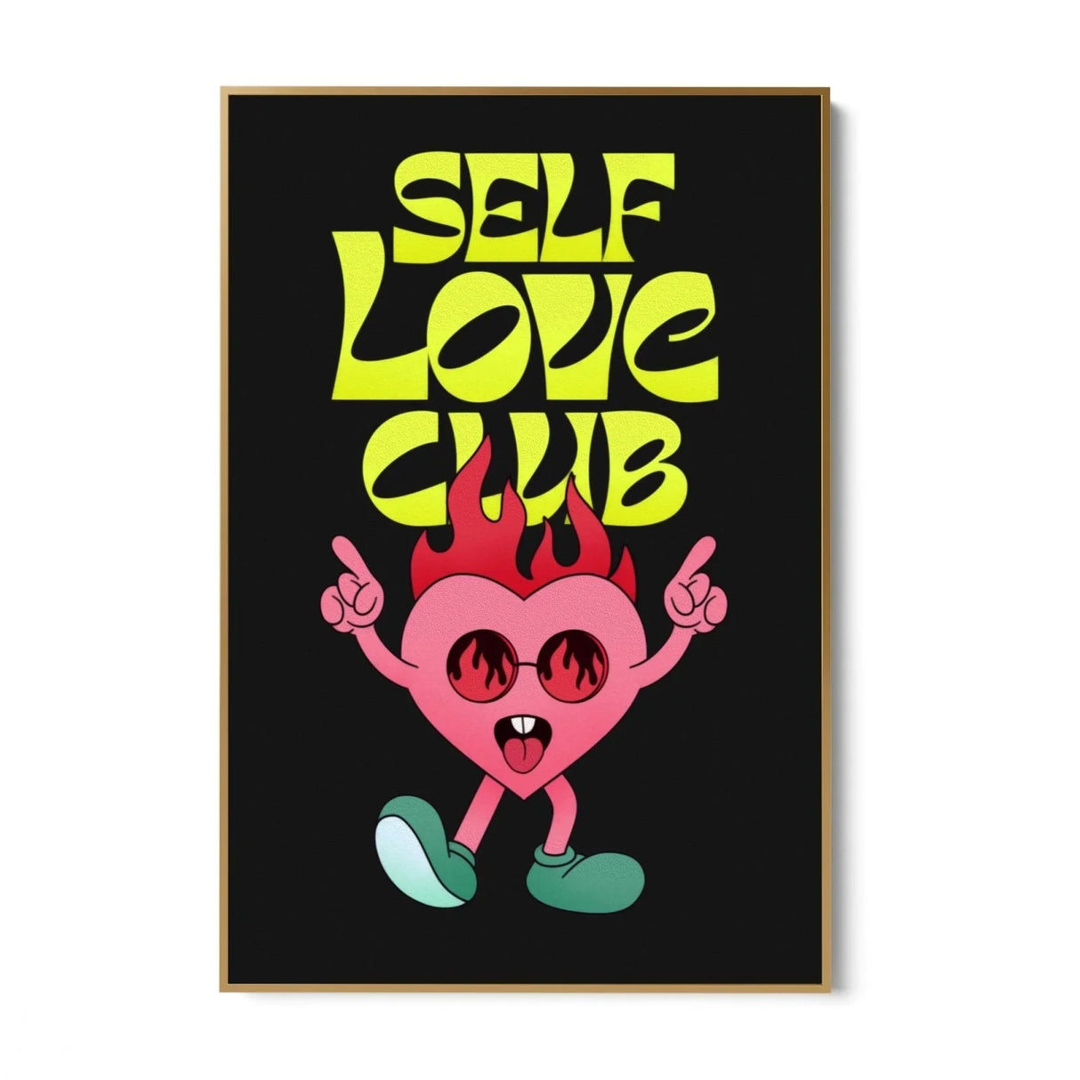 Quadro Stampa su Tela Self Love Club - CupidoDesign