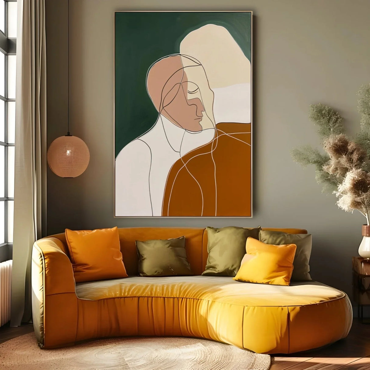 Quadro Stampa su Tela Semplice Intreccio - CupidoDesign