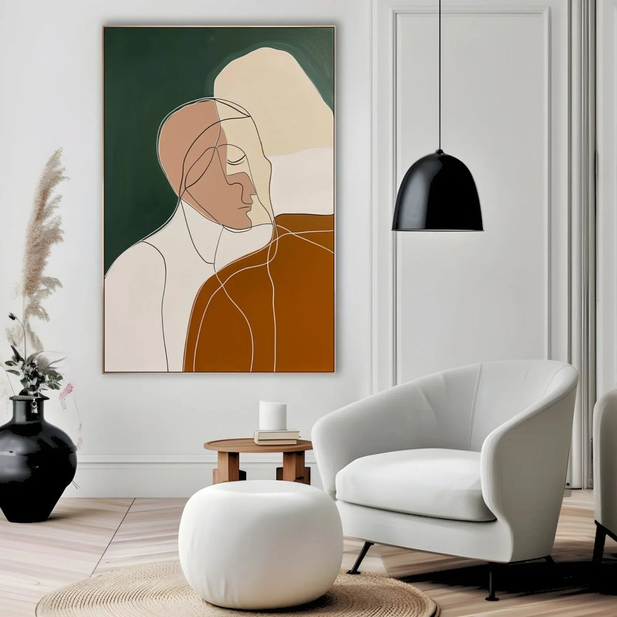 Quadro Stampa su Tela Semplice Intreccio - CupidoDesign