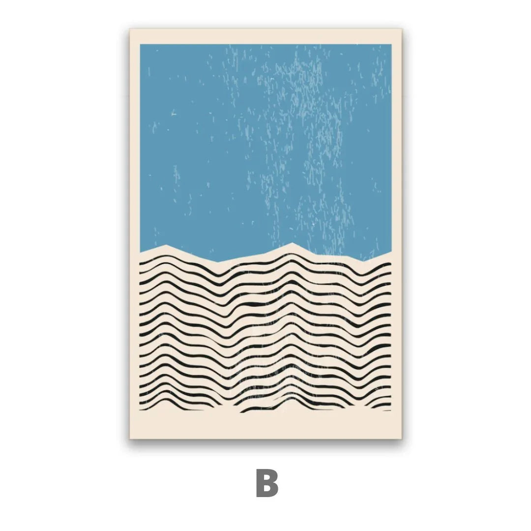 Quadro Stampa su Tela Semplicità tra le linee - CupidoDesign