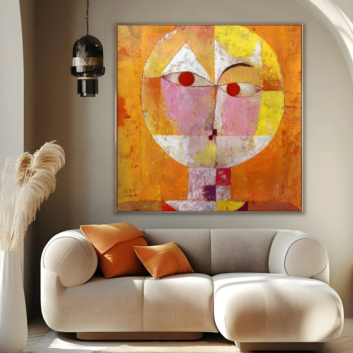 Quadro Stampa su Tela Senecio - Paul Klee - CupidoDesign