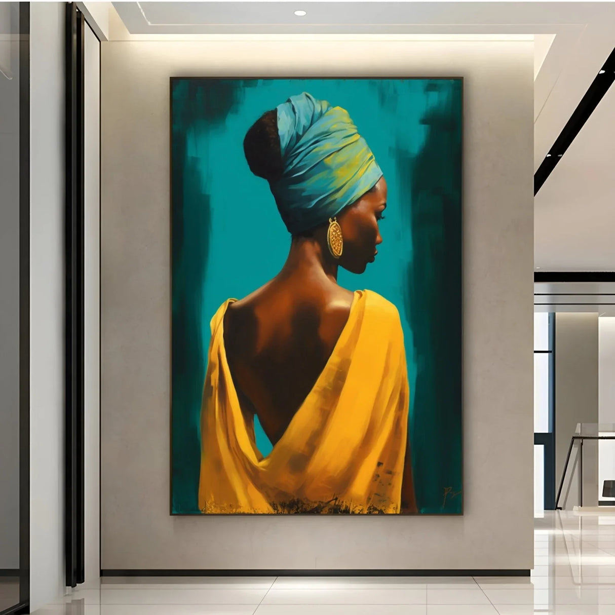 Quadro Stampa su Tela Sensualità Africana - CupidoDesign