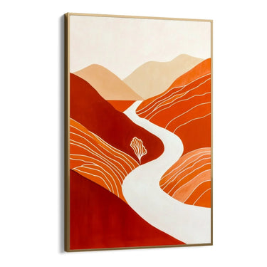 Quadro Stampa su Tela Sentieri Vermigli - CupidoDesign