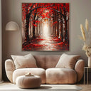 Quadro Stampa su Tela Sentiero d'Autunno - CupidoDesign