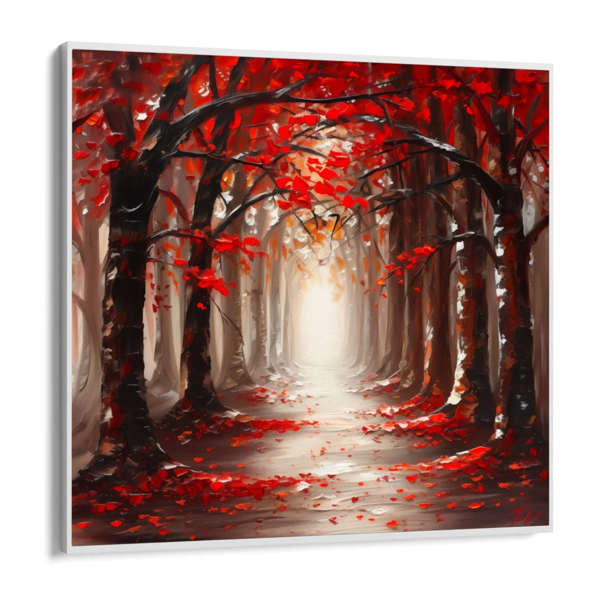 Quadro Stampa su Tela Sentiero d'Autunno - CupidoDesign