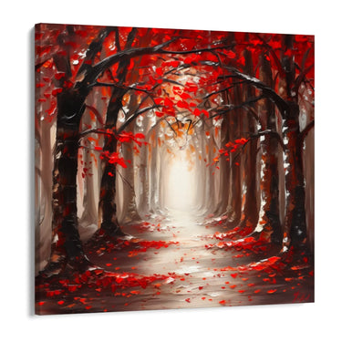 Quadro Stampa su Tela Sentiero d'Autunno - CupidoDesign
