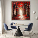 Quadro Stampa su Tela Sentiero d'Autunno - CupidoDesign