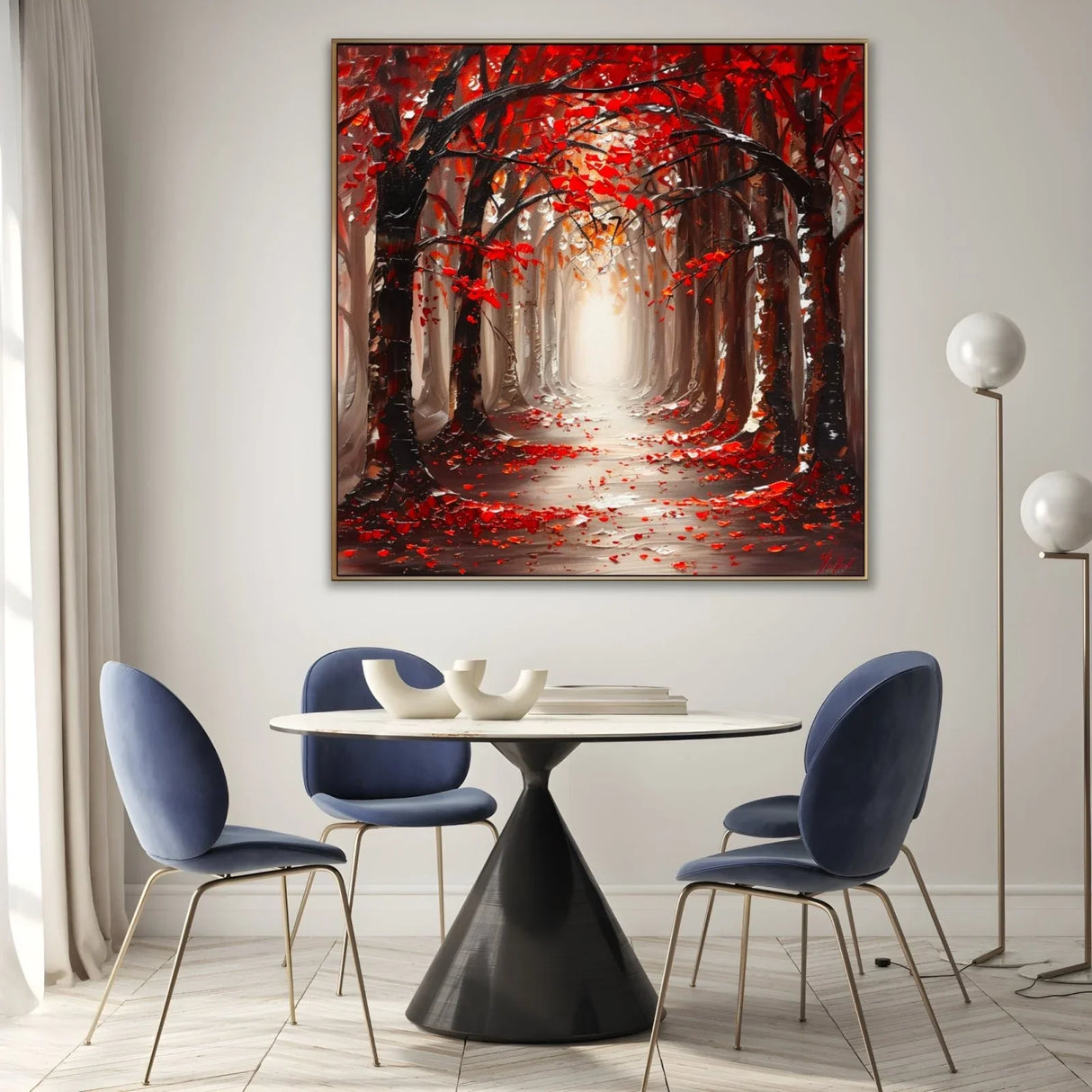 Quadro Stampa su Tela Sentiero d'Autunno - CupidoDesign