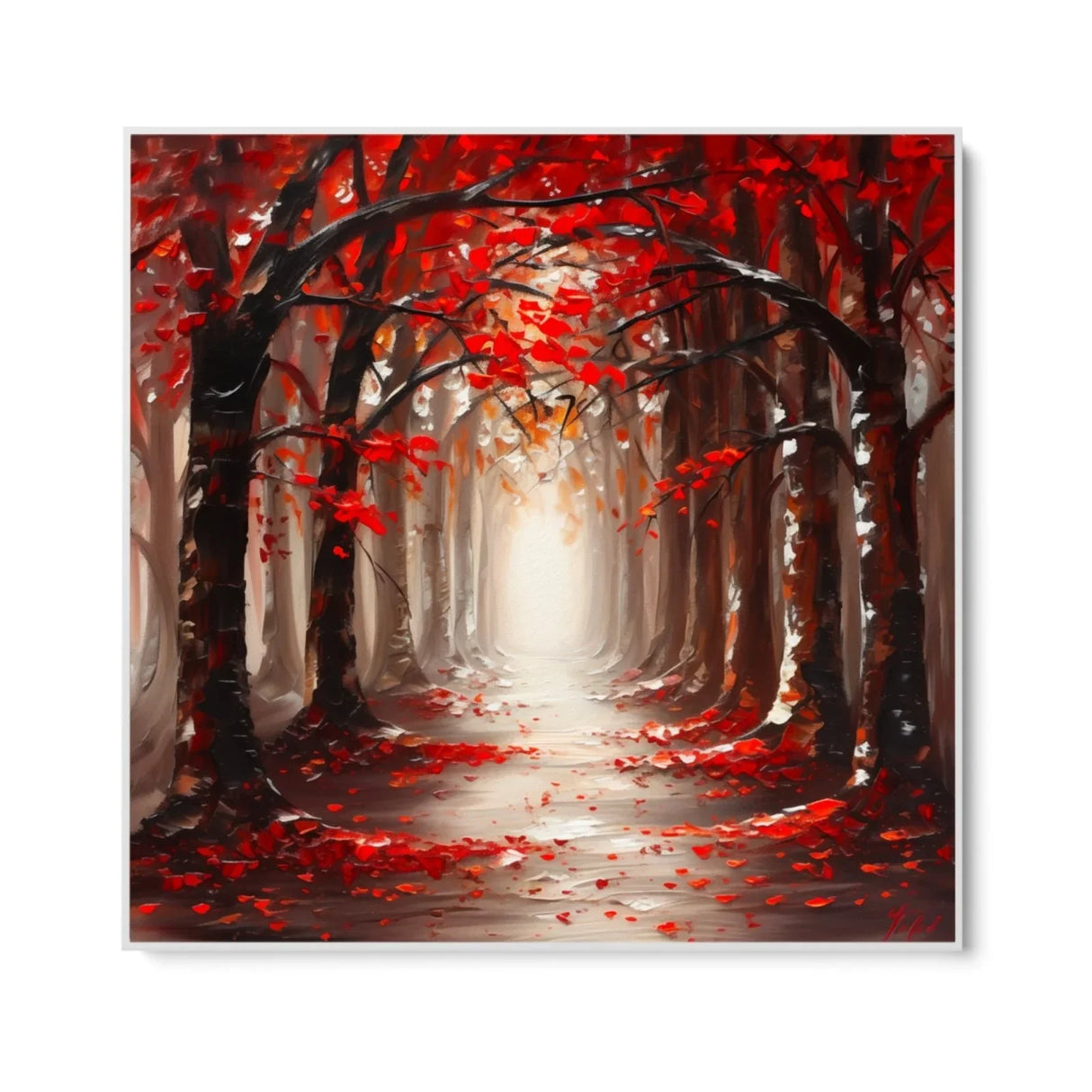Quadro Stampa su Tela Sentiero d'Autunno - CupidoDesign