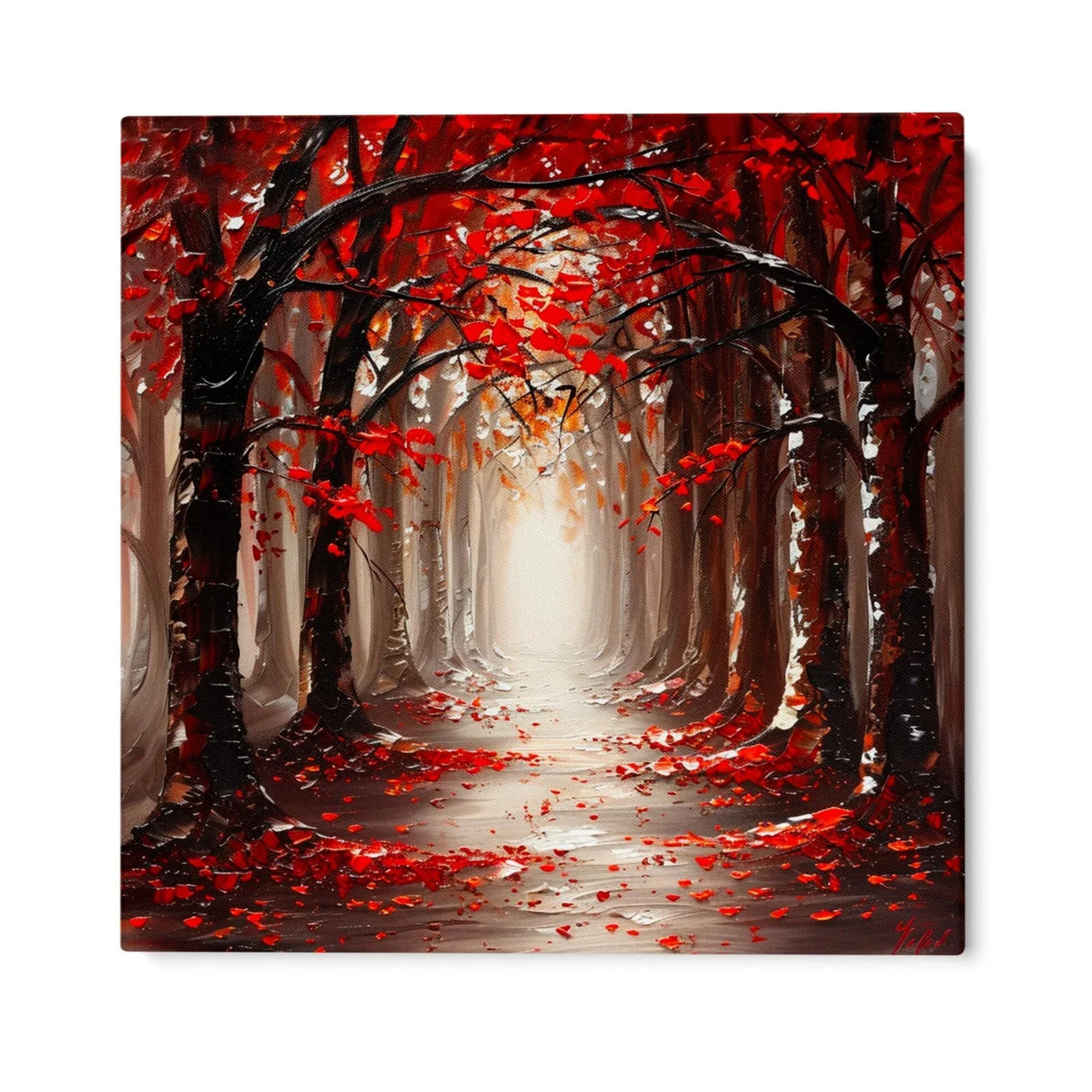 Quadro Stampa su Tela Sentiero d'Autunno - CupidoDesign