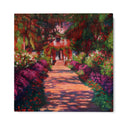 Quadro Stampa su Tela Sentiero nel giardino - Claude Monet - CupidoDesign