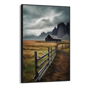Quadro Stampa su Tela Sentiero tra le cime - CupidoDesign