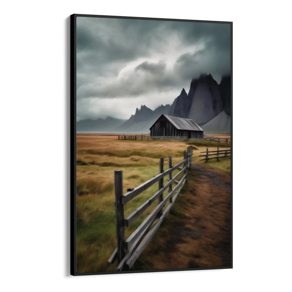 Quadro Stampa su Tela Sentiero tra le cime - CupidoDesign