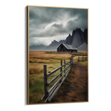 Quadro Stampa su Tela Sentiero tra le cime - CupidoDesign